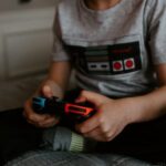 child with a screen